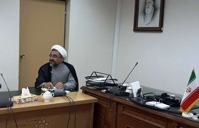 جلسه نشست حجت الاسلام صابری با مسئولین و کارکنان موزه ملی قران کریم 